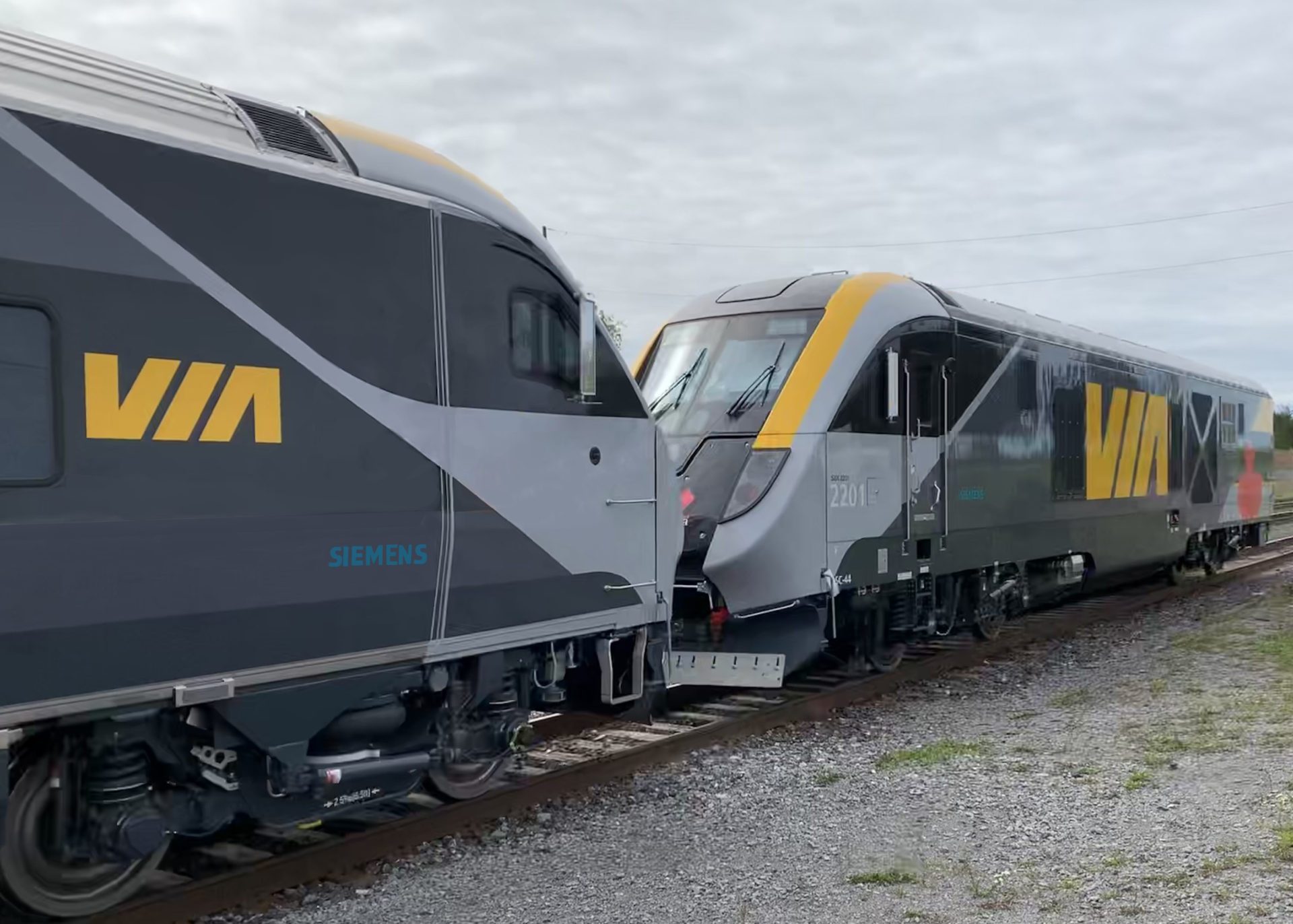 Beclawat's Hinge-In Emergency Escape Window installed on VIA Rail's newest locomotive!